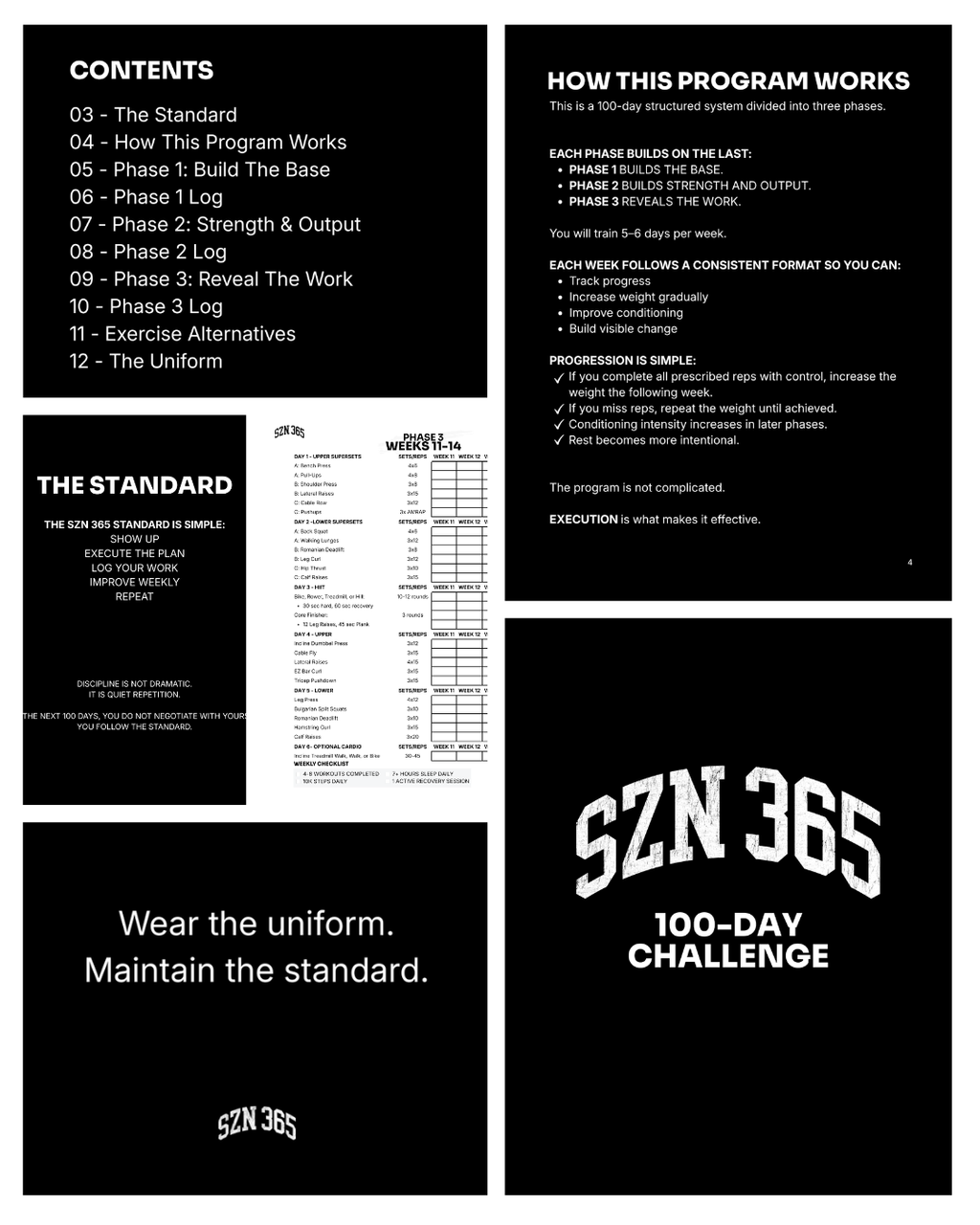SZN 365 100-Day Challenge